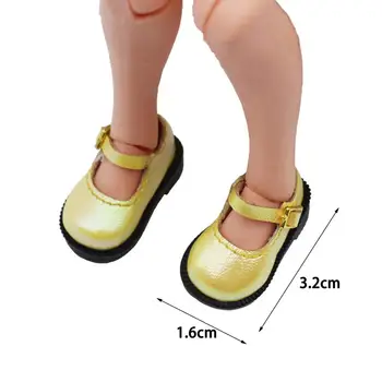 1 Чифт кукольной играчка обувки, креативна играчка-ролева игра, имитация на куклено Аксесоари BDJ, стоп-моушън обувки, обувки Играчка