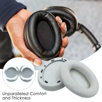 1 Чифт Седалките за слушалки SONY WH-1000XM3, Порести Калъф за слушалки, Здрава въздушна Възглавница за слушалки, Шумоподавляющая Тампон за Уши, Директна Доставка