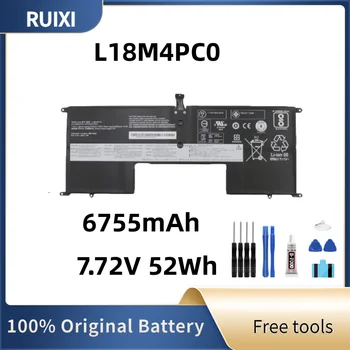 100% Оригинална Батерия RUIXI L18M4PC0 за лаптоп YOGA S940-14IWL L18C4PC0 5B10T07385 5B10T07386 7,72 V 52WH + Безплатни инструменти