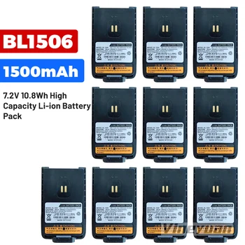 10ШТ BL1506 7,4 В 1500 ма Литиево-йонна Батерия за Hytera HYT BD610 BD500 BD510 BD505 BD555 TD520 TD550 BL2018 Батерия за двупосочна
