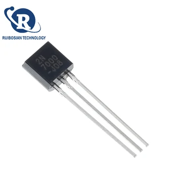 20PCS 2N7000 7000 TO-92 МОП-транзистори с малък сигнал, N-канален триодный транзистор, оригинален и нестандартен