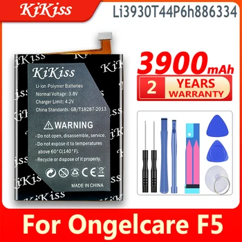 3900 mah KiKiss 100% Нова Батерия Li3930T44P6h886334 За Батерии на мобилни телефони Ongelcare F5