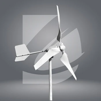 4000 W 3000 W Вятърна турбина 12 24 48 96 В вятърен генератор с хоризонтална ос, Вятърна мелница, с 3 остриета, Свободна енергия С контролер за зареждане
