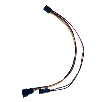 5шт 12 В 3-пинов конектор за 2/3-контактен конектор PC Фен Power Splitter Удлинительный кабел