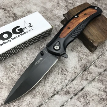 BG Stock SOG DA315 Тактически Ножове за оцеляване Флипер Джобен нож за Лов и Къмпинг Edc Самоотбрана Открит Стоманена Сгъваем нож