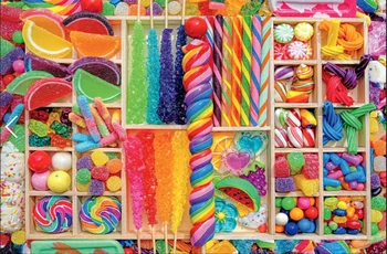 Candy pop Дървен пъзел 1000 бр., пъзел-игра пъзел, бяла карта, забавни играчки за деца и възрастни