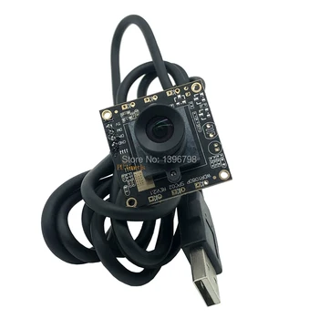 Full HD 1080P WDR 3MP USB Уеб камера за Наблюдение с нулево Изкривяване на UVC Android Linux, Plug Play MJPEG 30 кадъра в секунда Модул USB-камера