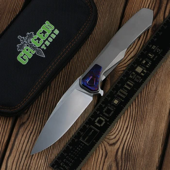 Green thorn Lochsa нож M390 острието TC4 титановая дръжка за къмпинг, практичен нож за плодове, EDC инструмент