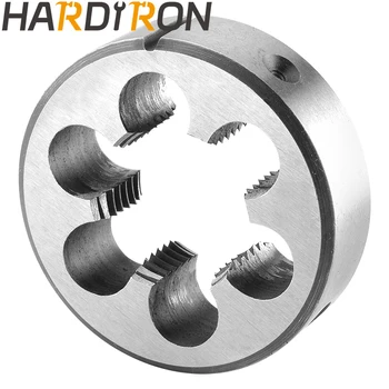 Hardiron Metric кръгла плашка за резби M30X1,5 в лявата ръка, машинно плашка за нарязване на резба M30 x 1,5