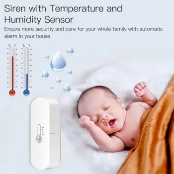 Home App Control Интелигентен Влагомер Sasha Безжичен Датчик за термометър Графити Smart ZigBee Сензор за температура и влажност на въздуха