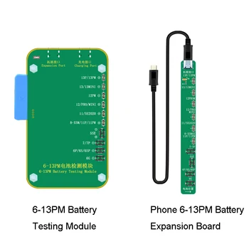 JCID JC Модул за тестване на батерията на телефона 6-13Promax Тестер ефективност на цикъла на четене и запис на заряд на батерията
