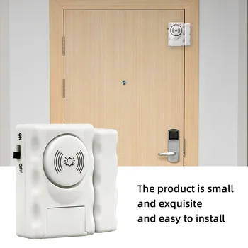KERUI Безжична Малката Независима Вратата, Магнитен Автономен Сензор за врати/прозорци, Аларма за защита на сигурността на