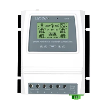 LCD контролер двойно предаване на мощност APP Control Manual Двоен ключ предаване на мощност AC Test Автоматично разпознаване на системи за Слънчев вятър