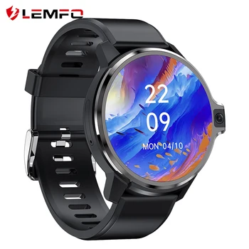LEMFO LEMP Смарт часовници Мъжки 4G LTE GPS, Wifi, Android система, 1050 mah, голяма батерия, медия плеър, Монитор на сърдечната честота, умни часовници