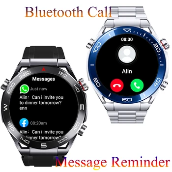 LEMFO умни часовници за мъже от неръждаема стомана Bluetooth покана Спортен Фитнес тракер следи кръвното налягане S59 Smartwatch 300 ма