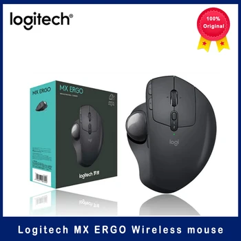 Logitech MX ERGO Wireless Trackball Безжична мишка Bluetooth Ергономична с wi-fi приемник