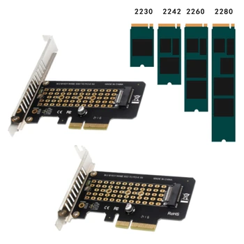 M. 2 NVMe SSD NGFF за PCIE X4 адаптер M Key интерфейс карта на Поддръжка на PCI-e PCI Express 3,0x4 2230-2280 Размер M. 2 M2 Pcie адаптера