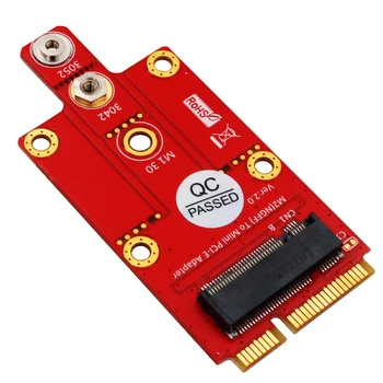 M. 2 Адаптер NGFF от ключа B до ключ B Тестова карта за защита Подкрепа 2230/2242/2260/2280 Поддръжка на SSD-диск с SATA-гума key B и модул 3G/4G LTE