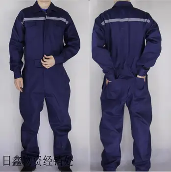 M-4XL 2023 Нова Мъжки дрехи от 100% памук, Цели Работно облекло, Летен гащеризон за инструменти, костюми
