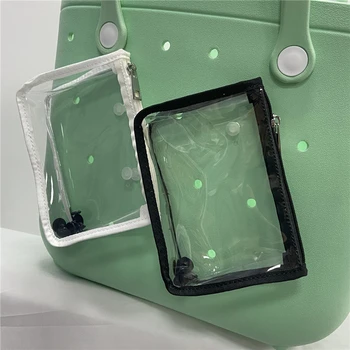 PVC Плажна чанта, чанта за съхранение на Преносим Водоустойчив Прозрачен Запечатани чанта, Чанта за тоалетни принадлежности, Пътна чанта-Органайзер