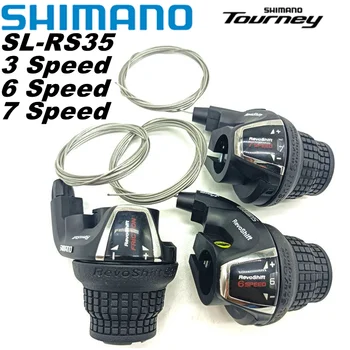 Shimano Tourney SL-RS35 3x6s/3x7s 18 степени на 21 Скорост на МТВ Велосипед Завъртане на Лоста за Превключване на Предавките резервни Части За Велосипеди
