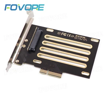 U. 3 SSD U3 Комплект СФФ-8639 за PCI-E 4,0x4, Този хост-адаптер за дънната платка PM1735 NVMe PCIe SSD Конвертор PCIe x4
