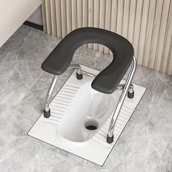 U-Образна Сгъваем Стол За бременни-Възрастни Хора Стол за тоалетна Стол От неръждаема стомана Стол за тоалетна демократ и Тоалетна