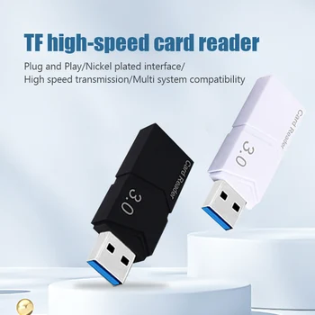 USB-четец на карти 3.0 TF SD четец на карти, Висококачествен Високоскоростен КОМПЮТЪР-лаптоп, на четец за смарт карти памет, Аксесоари за преносими компютри