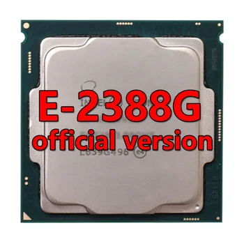Xeon platiunm E-2388G официалната версия на процесора 16 MB 3,2 Ghz, 8 Core/16Therad 95 W Cpu LGA-1200 ЗА дънната платка C256