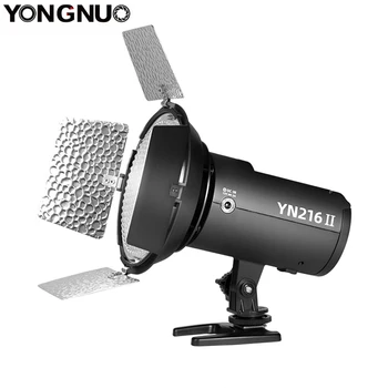 YONGNUO YN216 II За Цифрови огледално-рефлексни фотоапарати Nikon Canon Led Лампа за Видеокамери с Контролирана Температура 2700K-8000K Цветен Лампа за Фотография