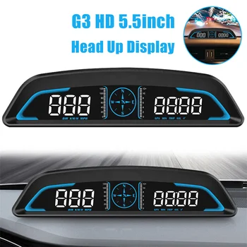 Автомобил Скоростомер G3 GPS HUD с Централния дисплей, цифрова напомняне, аларма, Скоростомер, електронни аксесоари за всички автомобили