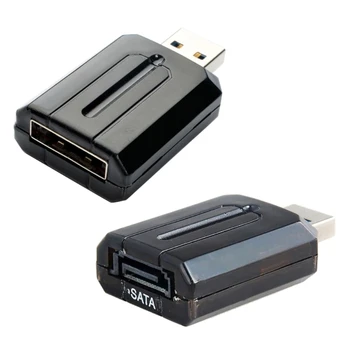 Адаптер USB to/USB3.0 за eSATA Поддържа гореща замяна на чип JM539