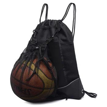 Баскетболен Раница с Голям Капацитет За спорт на открито, Футбол чанта, чанта, Велосипедна чанта, чанта за Каска, Скрита Мрежа Волейболна чанта