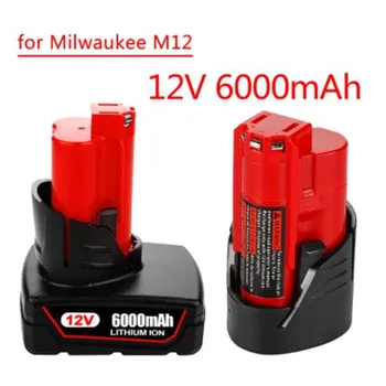 Батерия 12V 6.8 Ah/12.8 Ah Акумулаторна Батерия За Безжични инструменти Milwaukee M12 X 48-11-2402 48-11-2411 48-11-2401 MIL-12A-LI