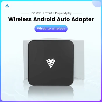 Безжична Android Автоматично Адаптер Smart Dongle MINI AI BOX 5 Ghz WIFI BT 5,0 OEM Кабелна Android Автоматично автомобилния Телефон Aibox Онлайн Ъпгрейд