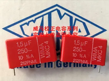 Безплатна Доставка на 5 бр./10 бр. WIMA Германия кондензатор MKC4 250V 1,5 ICF 250V 155 1U5 P = 27,5 мм