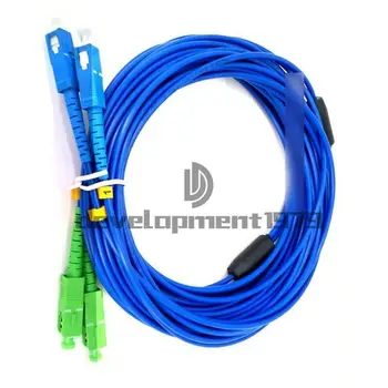 Брониран кабел SC/UPC-SC/APC един режим 9/125 Двухшпиндельный оптичен пач кабел 50 м