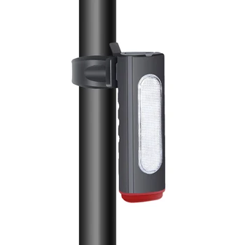 Велосипеден фенер Задна светлина USB Акумулаторна планинско колоездене водоустойчив задна светлина с висока яркост велосипедни аксесоари, обзавеждане