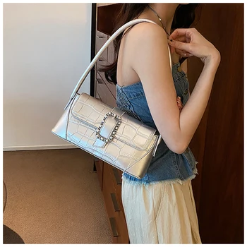 Висококачествена Дамска чанта през рамо, Малка квадратна чанта 2023, Луксозна чанта през рамо, Дизайнерска чанта и чанта, дамски брандираната чанта