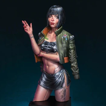 Войник от смола 1/10, модерен женски бюст, модел войник, в разглобено формата, неокрашенный комплект за монтаж на фигури