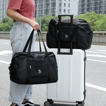 Голям Голям Бизнес пътуване, Сгъваема Водоустойчив Жаден, чанта за багаж, чанта за фитнес, багажная чанта