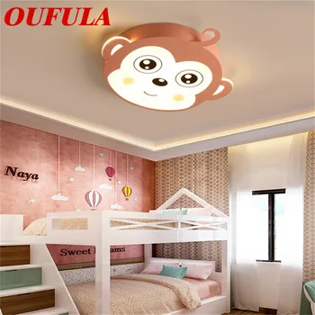 Детска таванна лампа RONIN Маймуна Съвременната мода е Подходящ за детска стая, спалнята, детската градина