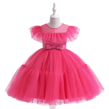 Детско Вечерна рокля Vestidos, Детско Сватбена рокля за бала, Елегантни рокли на Принцеси за рожден Ден за момичета от 4 до 7 години CL5339