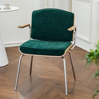 Дизайнерски Салонные Трапезни Столове Nordic Modern Banquet Hand, Офис Столове, Външен Тоалетка Двор Cadeira Мебели за дома SC50DC