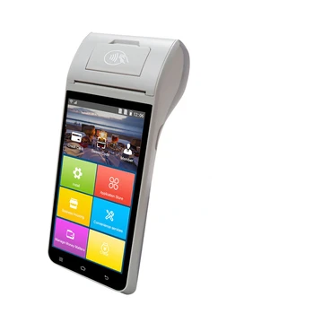 Евтин преносим парични регистъра система 4G Android Pos ZCS Z91 с принтер за мобилен управление паркинг