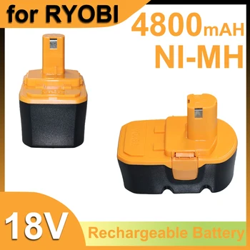 За Ryobi P100 4800mAh 18V Взаимозаменяеми Батерия P101 ABP1801 ABP1803 BPP1820 Безжични електрически инструменти