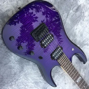Заводска индивидуална Лилаво Електрическа китара, корпус от липа, 6 струни високо качество