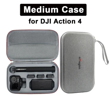 Калъф за носене DJI Osmo Action 4 Medium, водоустойчива екшън камера със защита от надраскване, всичко в една чанта за съхранение Action 4, аксесоари