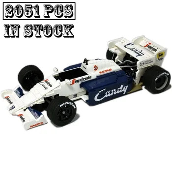 Класически модел TG184 в мащаб 1: 8, модел на състезателна кола от Формула 1, Конструктори, Блок, тухли, забавни играчки за деца, подарък за рожден ден