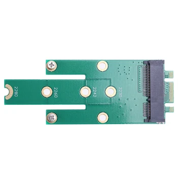 Ключ NGFF M. 2 B + M до mSATA Mini PCI-E SATA 3.0 SSD-конектор за конвертерной карта